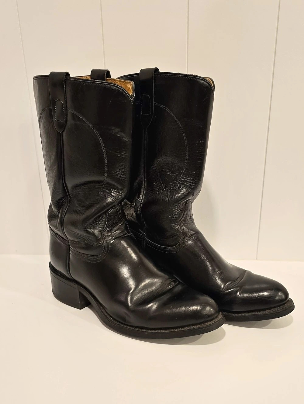Texas 8300 Western Boots in Black US 9.5 D